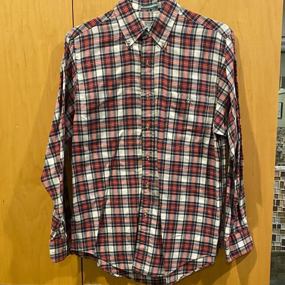 Gitman Brothers Red and Blue Checkered Shirt